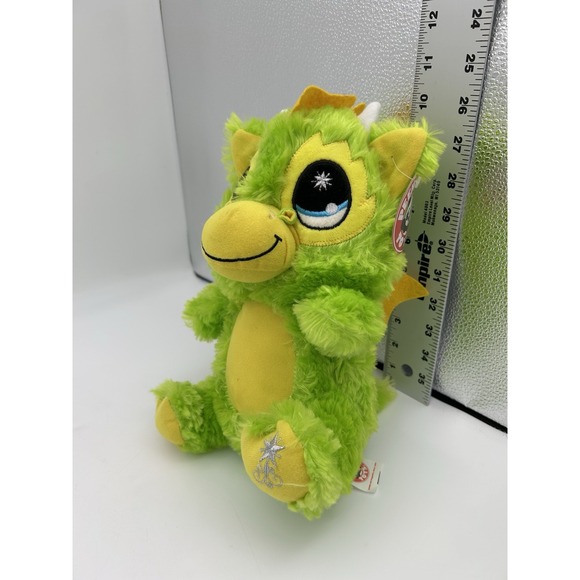 PEEK-A-BOO TOYS Green Dragon‎ Drexel 8" Plush Stuffed Animal Gift New SALE - Picture 5 of 9